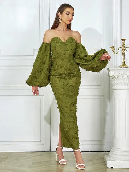 Sexy Strapless Long Evening Gown