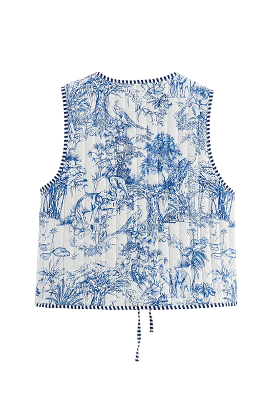 Babinia Blue Waistcoat