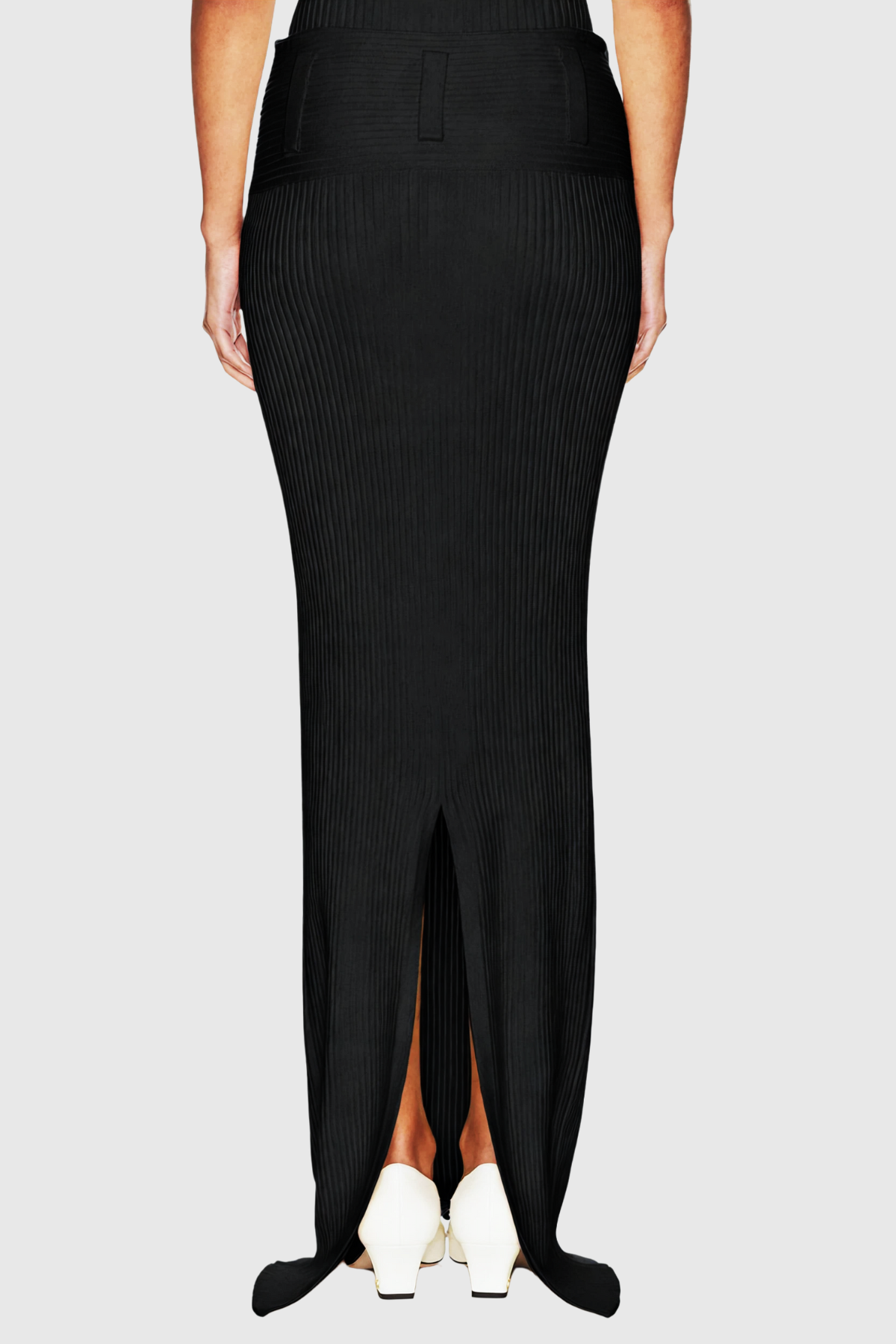 Olenna Knit Maxi Skirt - Black