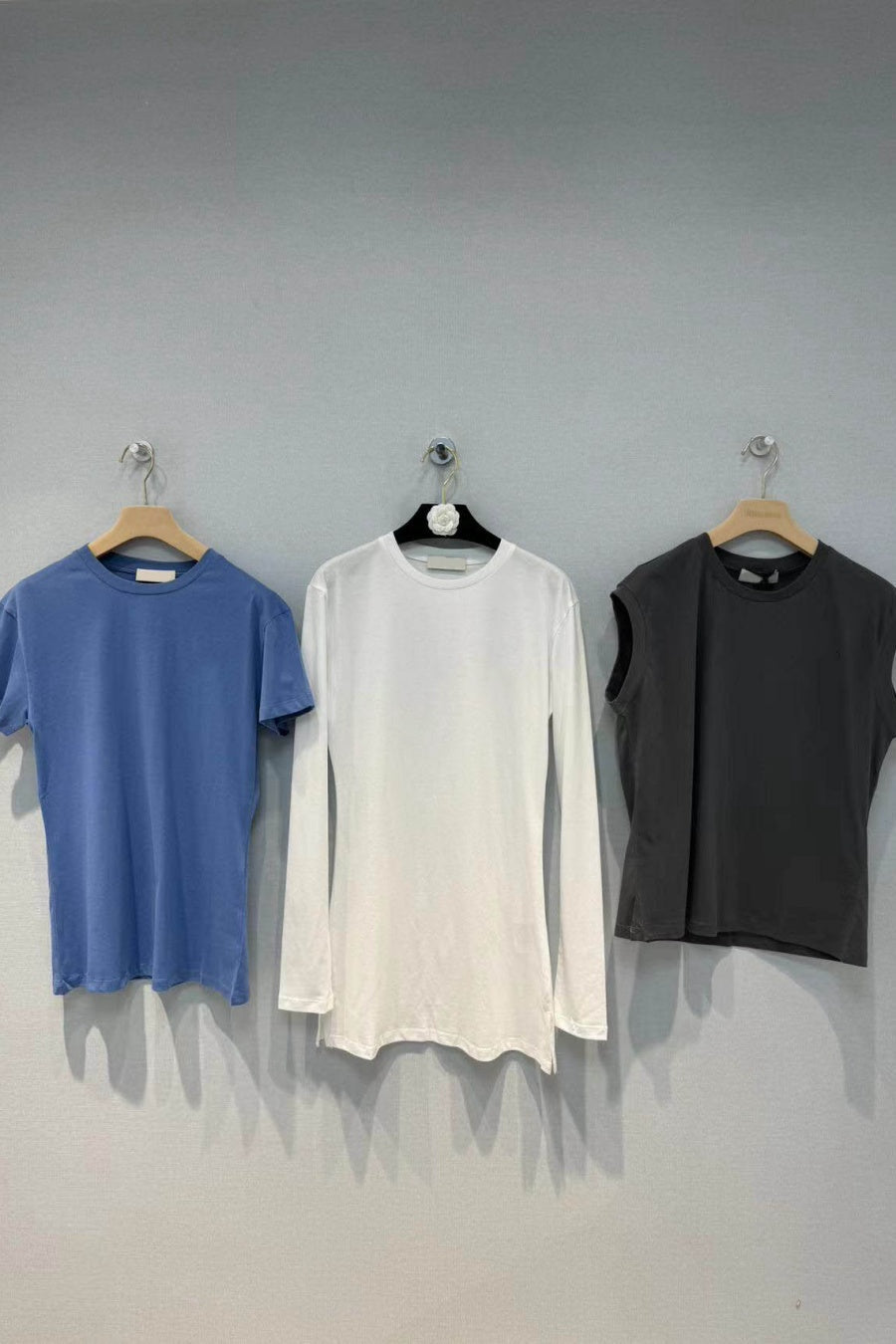 Ophelia Three Piece Set T-shirts - Grey