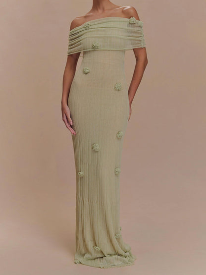 Orchid Knit Maxi Dress