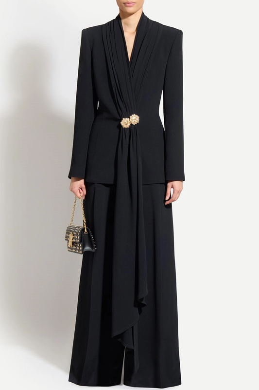 Philip Ruched Blazer & Pants Set