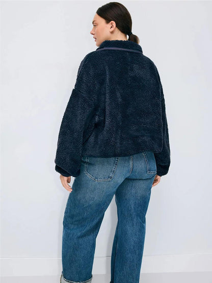 Blue Teddy Bear Graphic  Sweatshirt