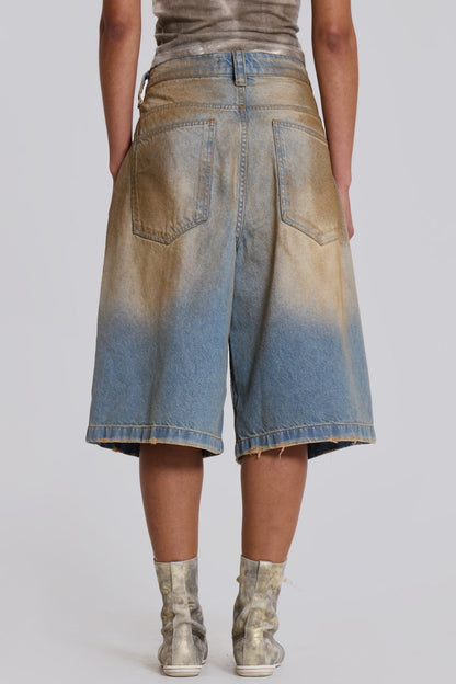 Raego Mud Wash Midi Jeans