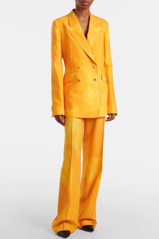 Rinay Sunset Double Breasted Blazer & Pants Set