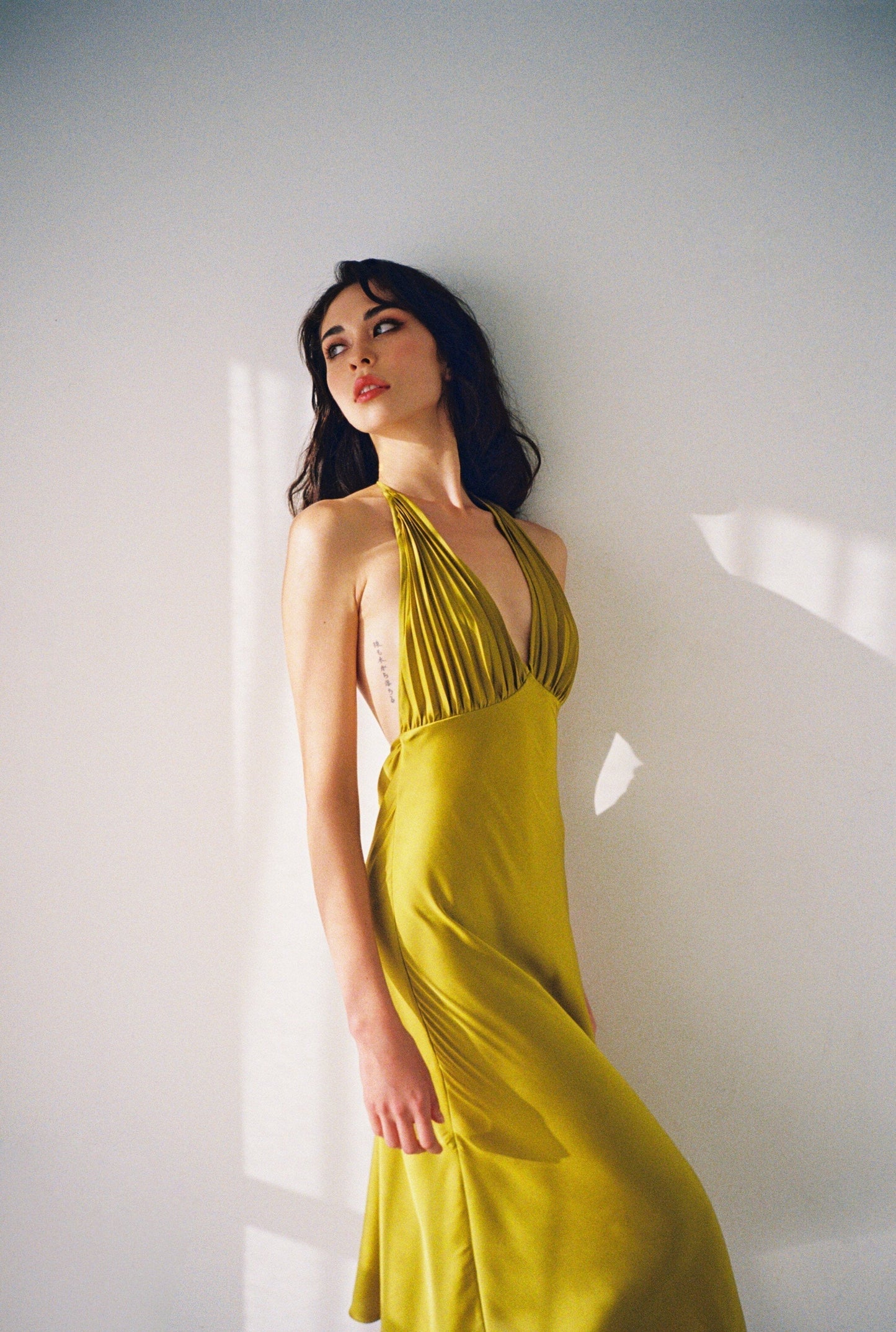 "Maryline" satin dress 4 colors