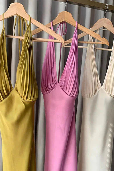 "Maryline" satin dress 4 colors