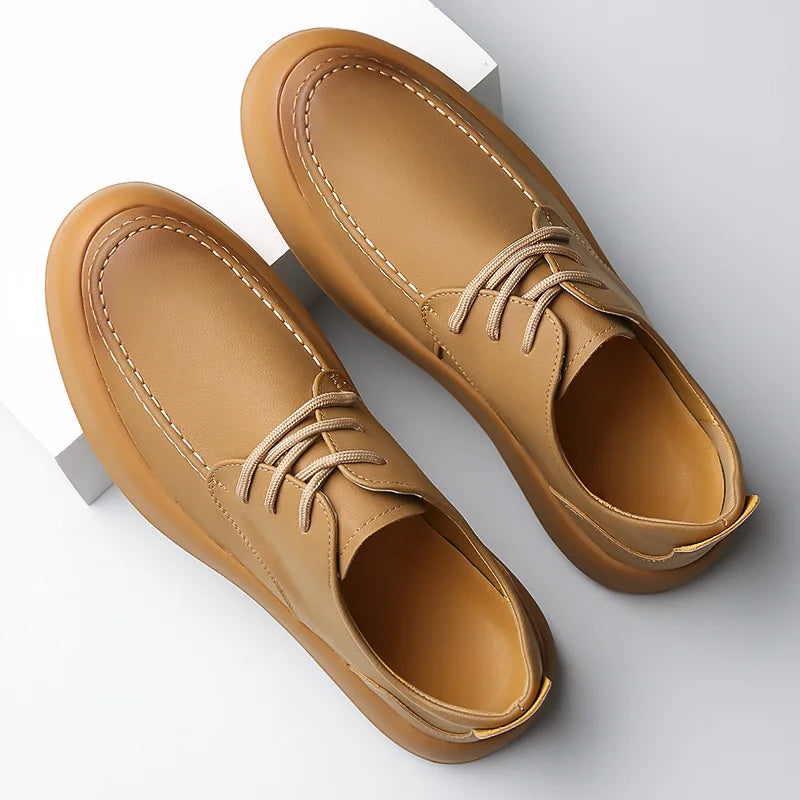 Atelier Genuine Leather Sneakers for Men | Spring Autumn