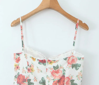 Floral Corset Mini Dress