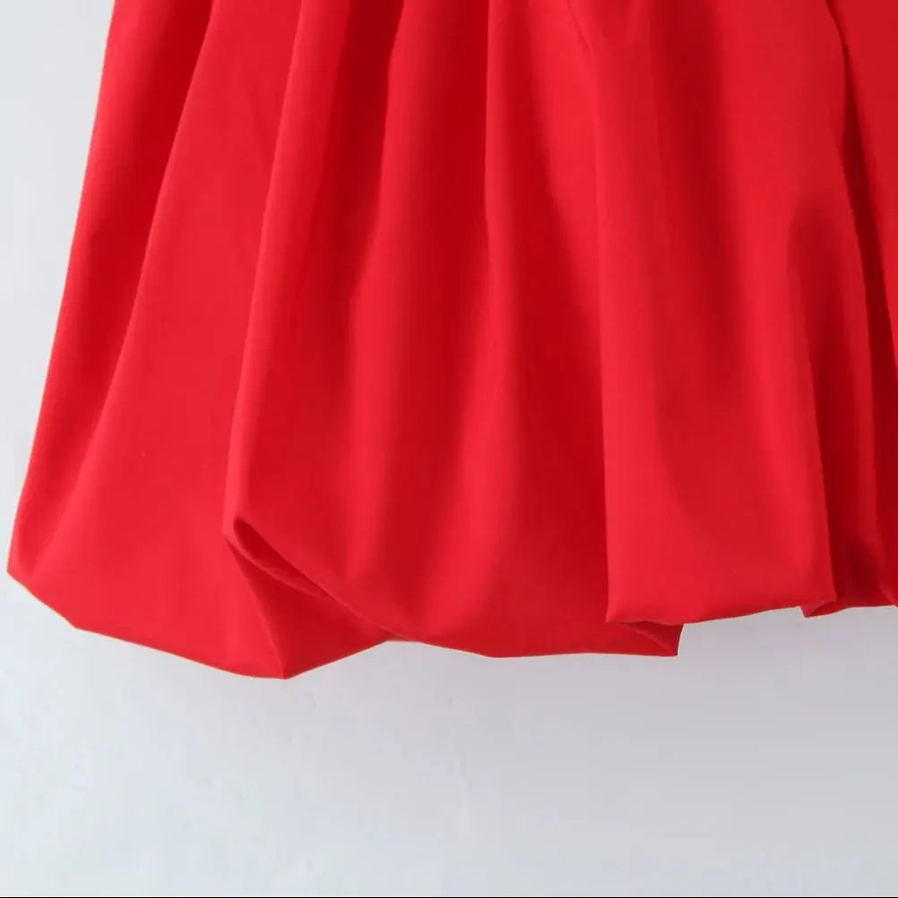 Bow Halter Slash Collar Lacing-Up Back Mini Dress