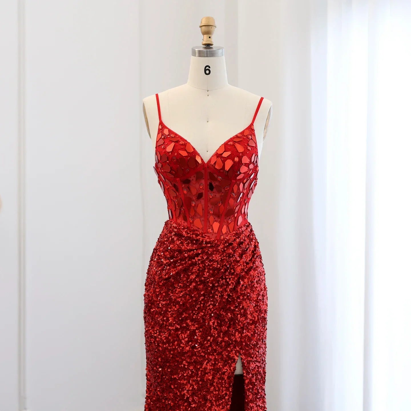 Sequin Mermaid Prom Dress