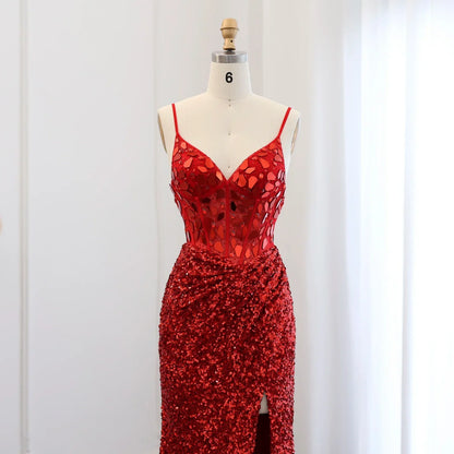 Sequin Mermaid Prom Dress