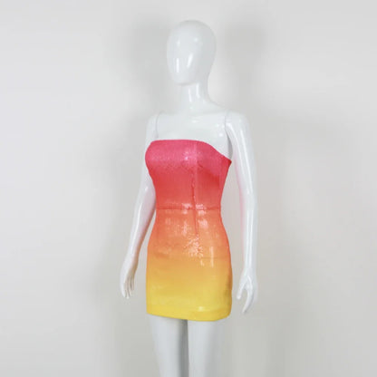 Sequin Ombre Mini Dress