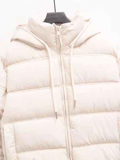 Short Padded Jacket | Hooded Design | Lightweight Winter Warmth