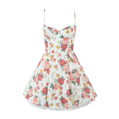 Floral Corset Mini Dress