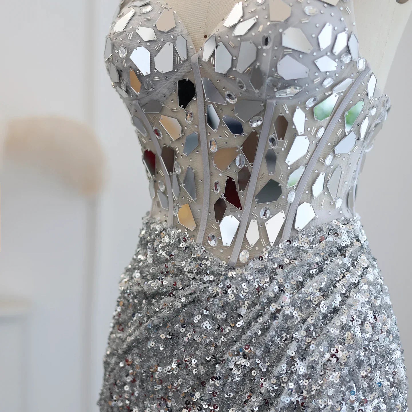 Sequin Mermaid Prom Dress