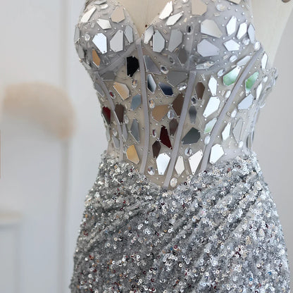 Sequin Mermaid Prom Dress