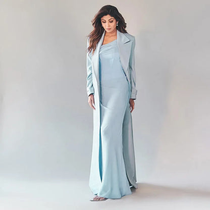 Patchwork Diagonal Collar Women Maxi Dress