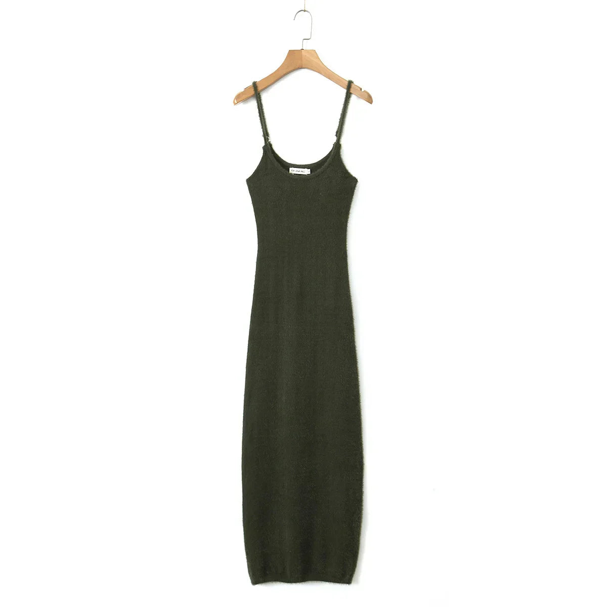 Knitted Cardigan With Camisole Dress Two-piece Set