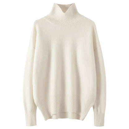 Cashmere Turtleneck Sweater | Relaxed Fit | Maison Collection
