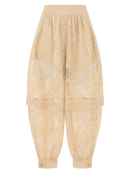 Lightness Streamer Lace Crop Top