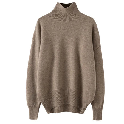Cashmere Turtleneck Sweater | Relaxed Fit | Maison Collection