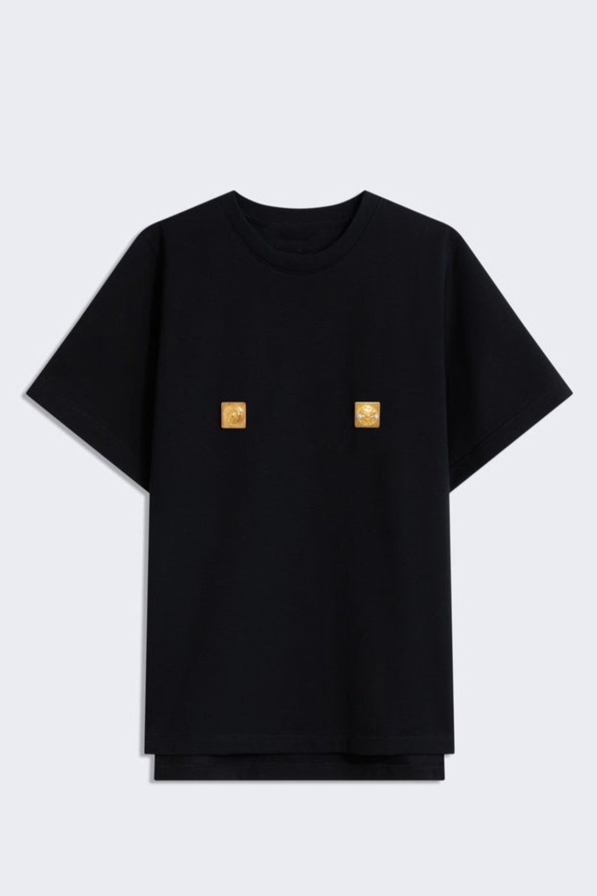 Sanja Metal Embellished T-shirt - Black