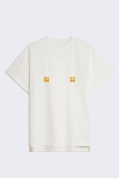 Sanja Metal Embellished T-shirt - White