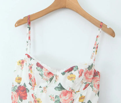 Floral Corset Mini Dress