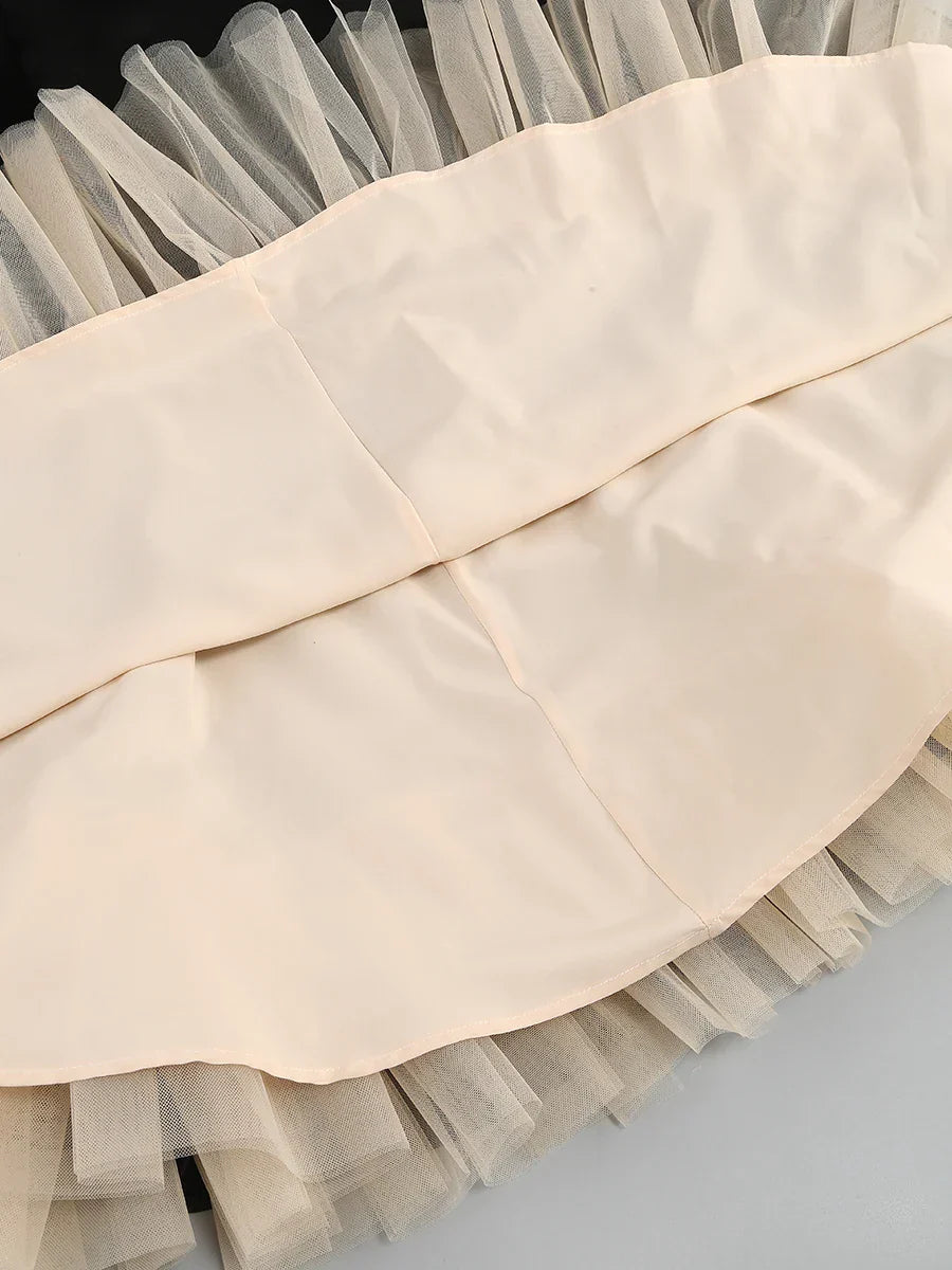 Solid Fit And Flare Spaghetti Strap Mini Dress