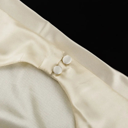 Elegant Backless Lace-Up Satin Party Mini Dress