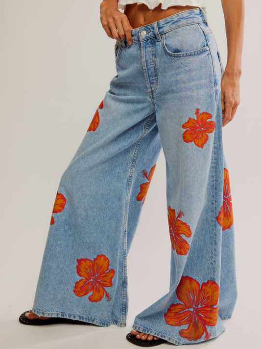 Palisades Wide-Leg Jeans