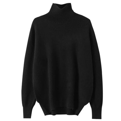 Cashmere Turtleneck Sweater | Relaxed Fit | Maison Collection