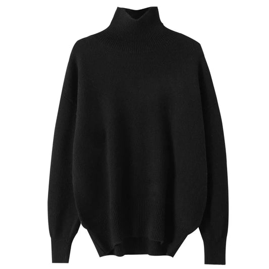 Cashmere Turtleneck Sweater | Relaxed Fit | Maison Collection