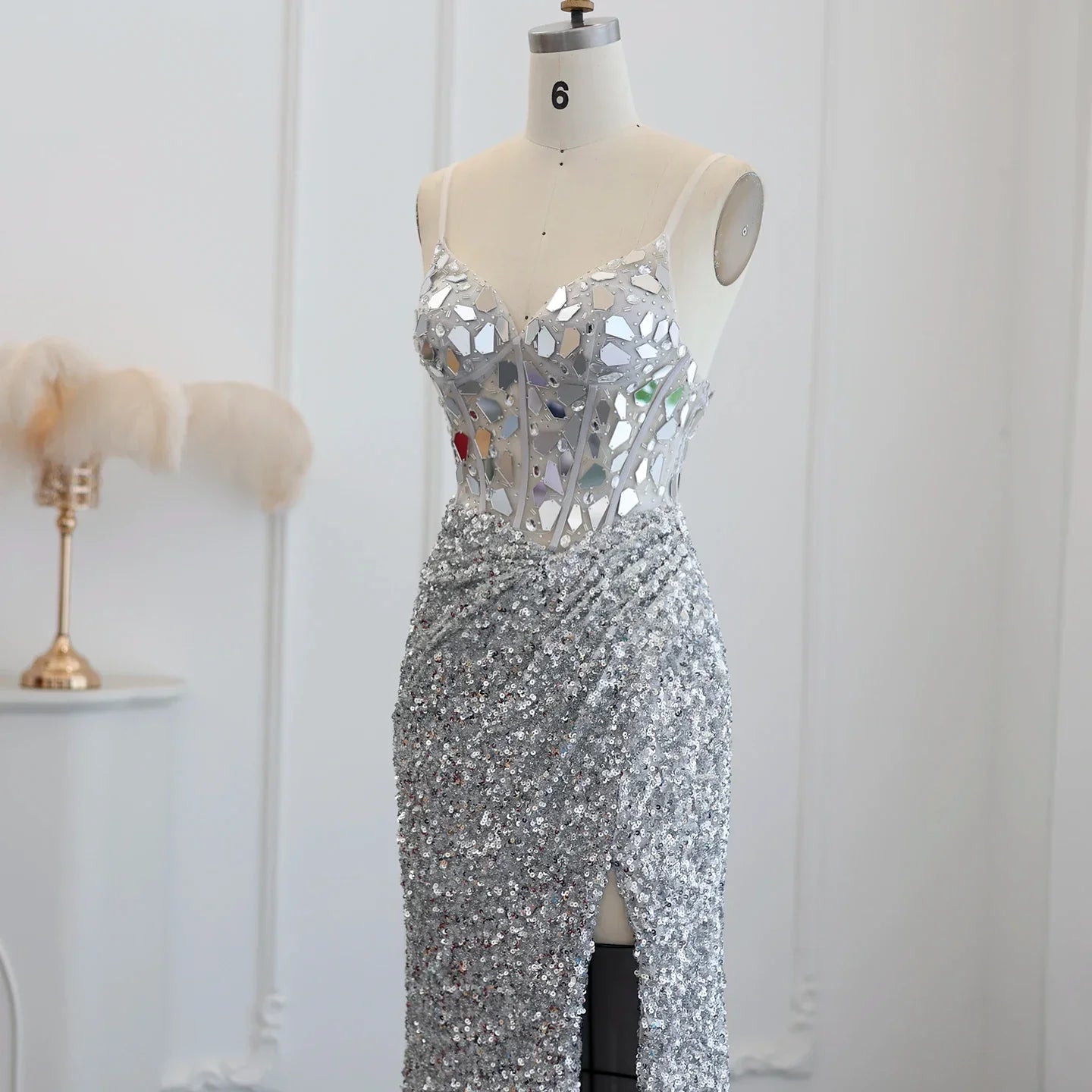 Sequin Mermaid Prom Dress