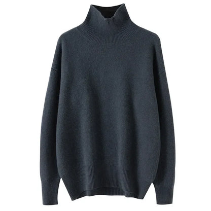 Cashmere Turtleneck Sweater | Relaxed Fit | Maison Collection