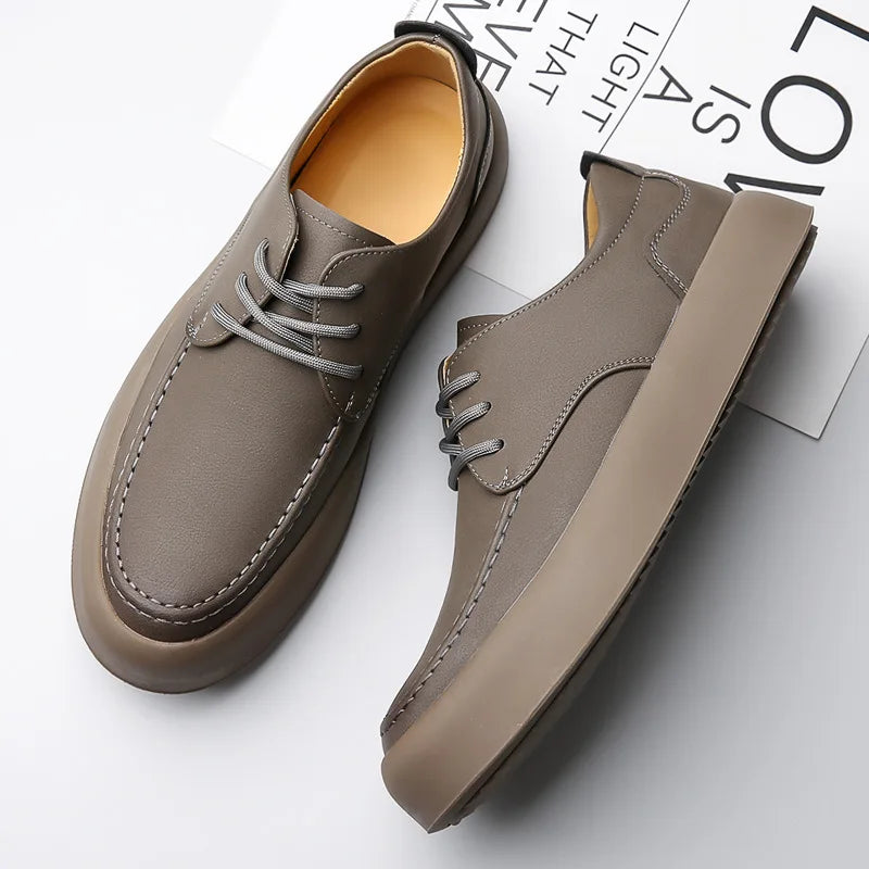 Atelier Genuine Leather Sneakers for Men | Spring Autumn