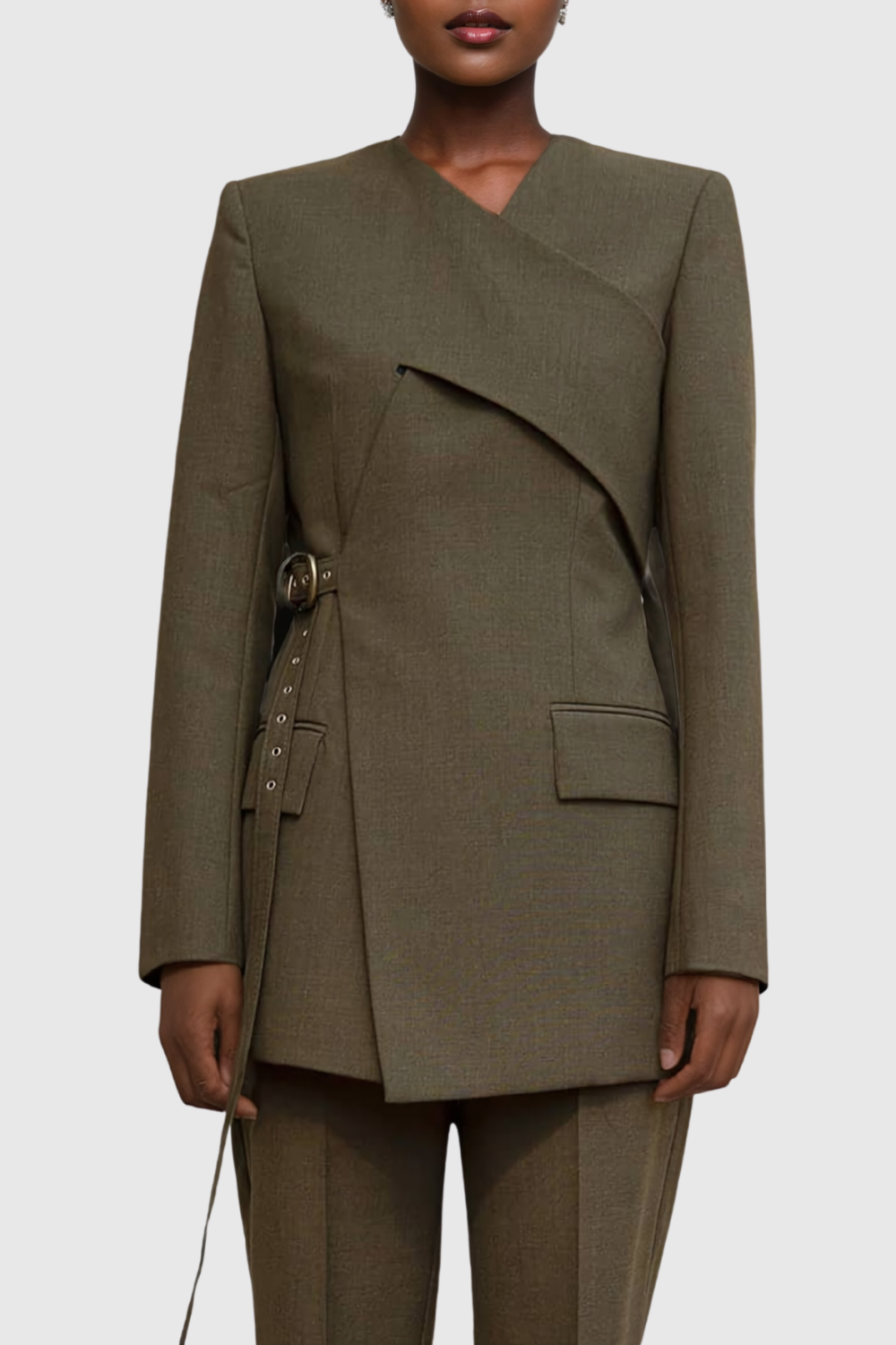 Serafina Cross Buckle Blazer