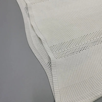 Knit Bikini Cover-Up Backless  Beach Bodycon Dress