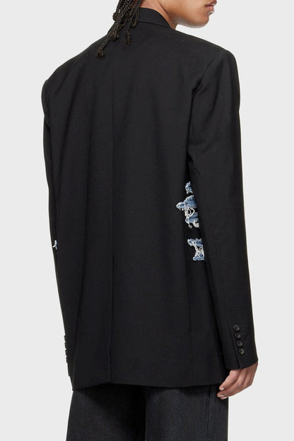 Simona Whisker Printed Blazer