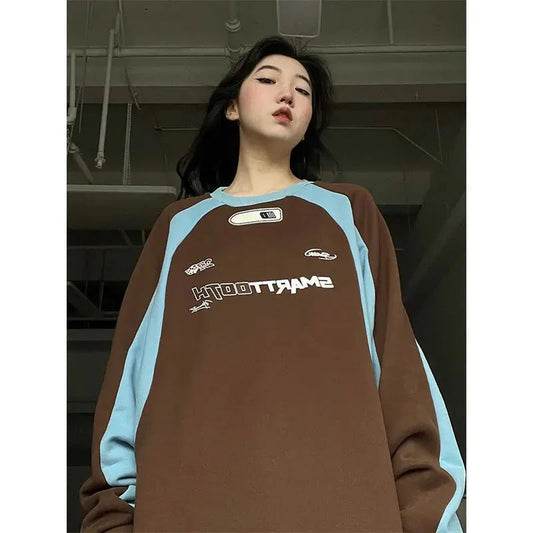 'Smarttooth' Oversized Sweatshirt