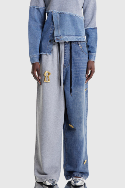 Starla Patchwork Embellished Jeans