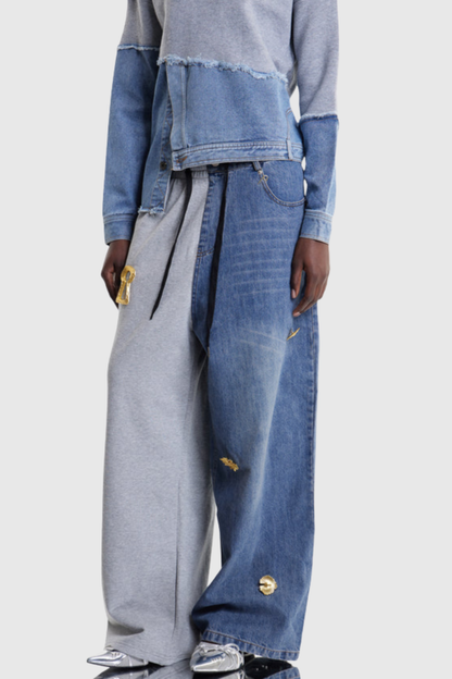 Starla Patchwork Embellished Jeans