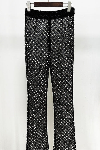 Tanith Floral Pearl Backless Blazer Set