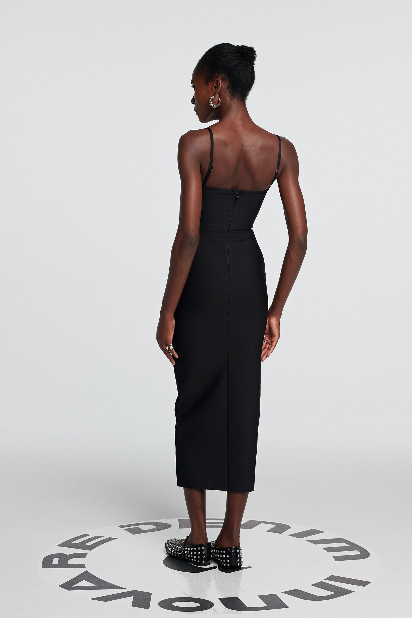 TessaCutout Spaghetti Maxi Dress