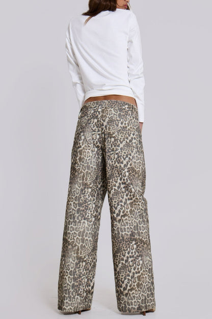 Veda Leopard Fade Jeans