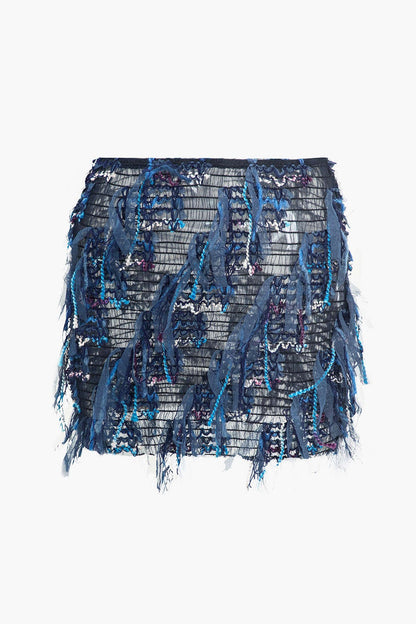 Verona Mesh Ripped Skirt