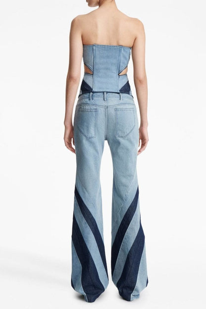 Vivienne Darted Flared Jeans