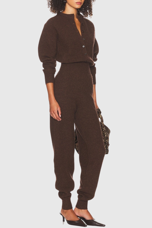 Walia Wool Knit Jumpsuit