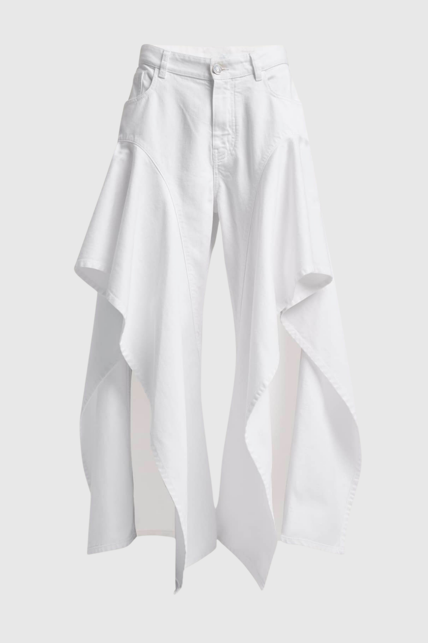 Yolita Ruffle Slit Jeans